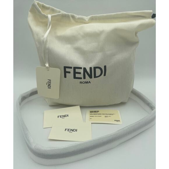 NEW FENDI FENDIGRAPHY MINI VELVET FF SHOULDER CROSSBODY BAG PURSE AUTHENTIC NWT! - Picture 16 of 16